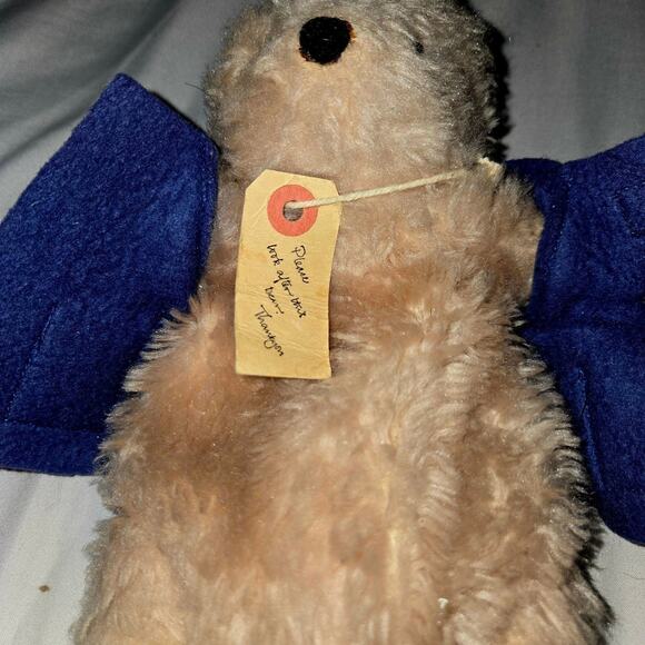 Paddington Bear Beanie Vintage Original Gabrielle Designs 1977 Collectible Rare - Picture 4 of 12